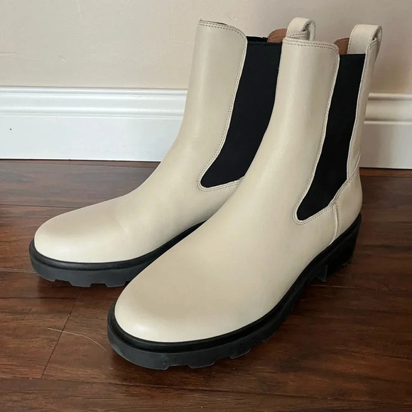 Madewell Boots-NWOT size 10- Cream color - Picture 1 of 6